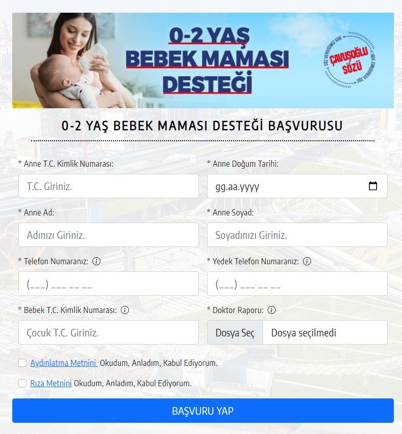 Denizli Büyükşehir Bebeklere Mama Desteği Sağlayacak...