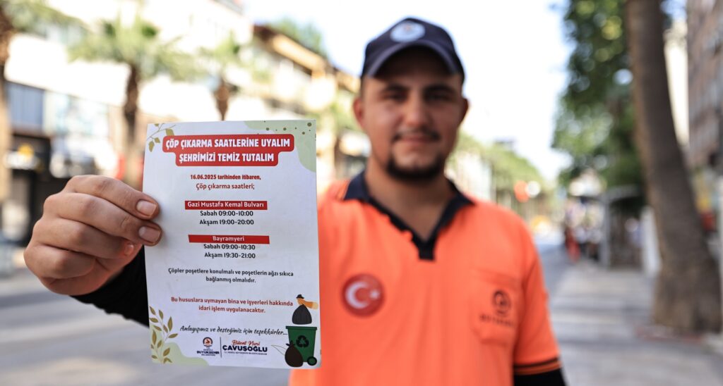 Gazi Bulvarı ve Bayramyeri’nde Çöp Saatleri Değişti... 