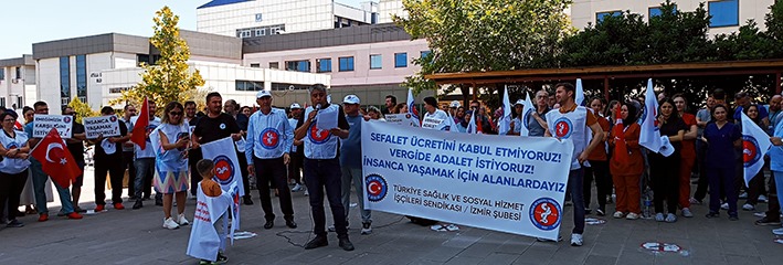 PAÜ Sağlık İşçileri Sefalet Zammını Kabul Etmiyoruz...