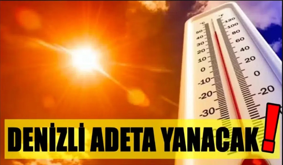 Denizli’de Hava Sıcaklıkları Hızla Yükselişe Geçiyor…