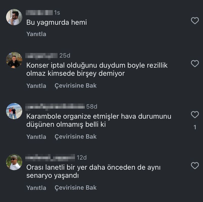 Denizli'de Konser İçin Bir Araya Gelen Binlerce Kişi, Sağanak Yağmur Perişanlığı Yaşadı...