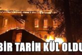 Denizli'deki Yangında, Tarihi Gazi İlkokulu Alevlere Teslim Oldu...