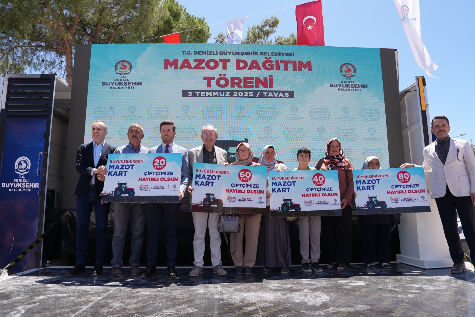 Denizli Büyükşehir’den 4 Bin 349 Çiftçiye Mazot Desteği… 