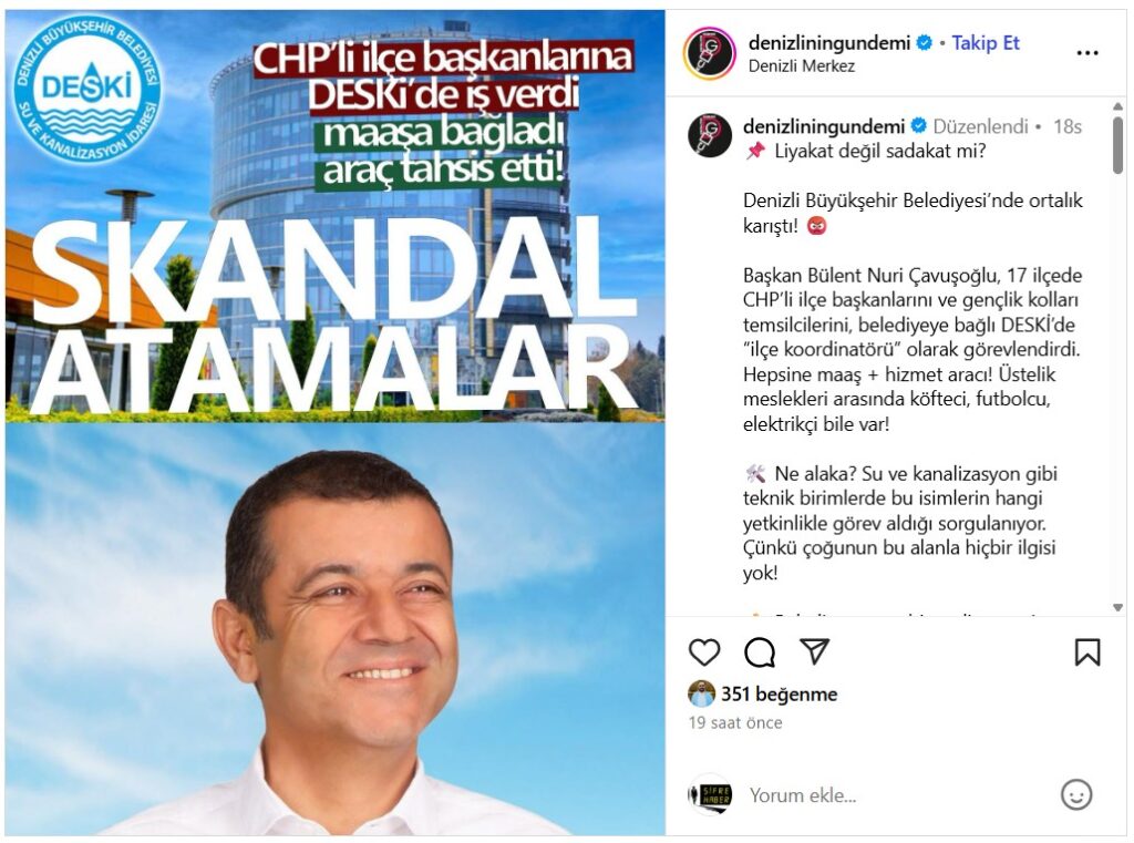 Denizli Büyükşehir'in Bu Atamaları, Sosyal Medyayı İkiye Böldü...