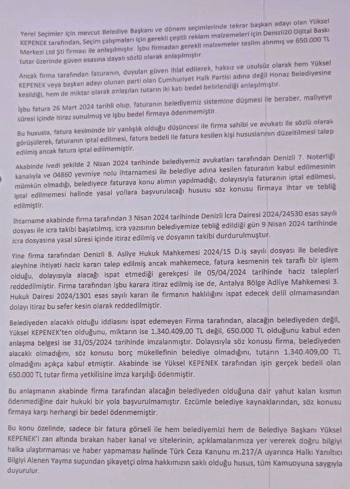Başkanın, 'Ben Teslim Aldım' Dediği Seçim Malzemesini, Belediye Görevlileri İmza Karşılığında Teslim Almış...