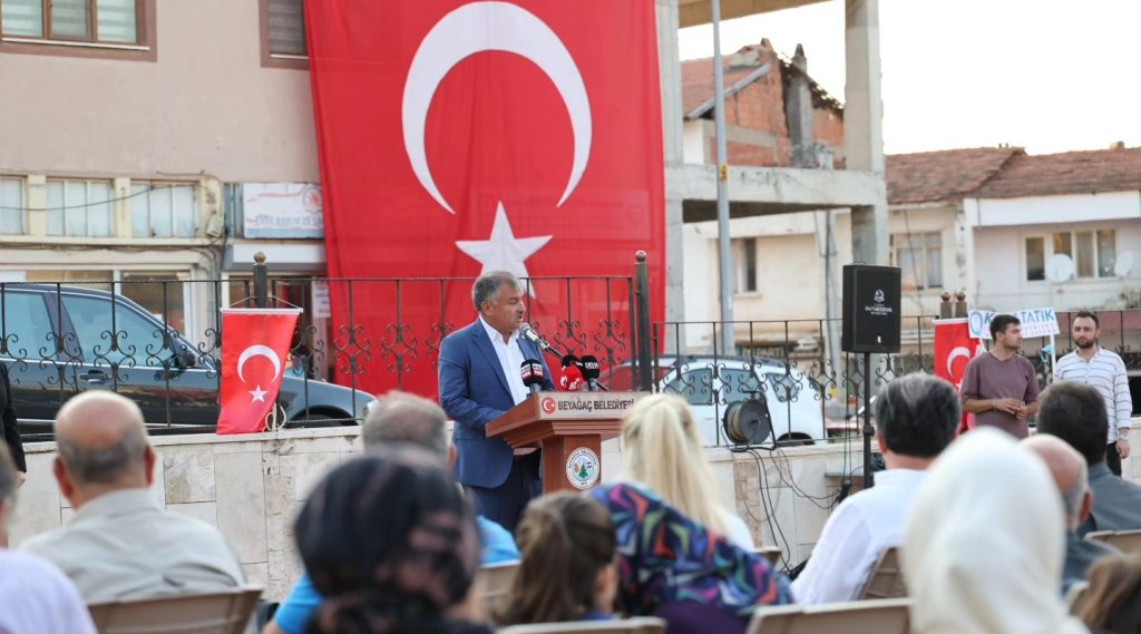 Beyağaç’ta Pek Çok Anlamı Olan Anıt Açıldı...
