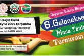 Denizli OSB’de Masa Tenisi Heyecanı Başlıyor...