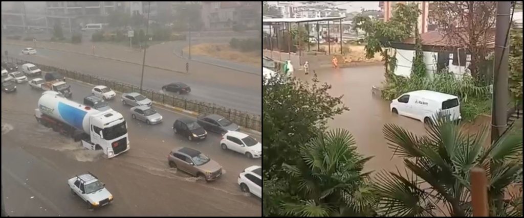 Denizli’de Alt Geçit Göle Döndü, Vatandaş Mahsur Kaldı...