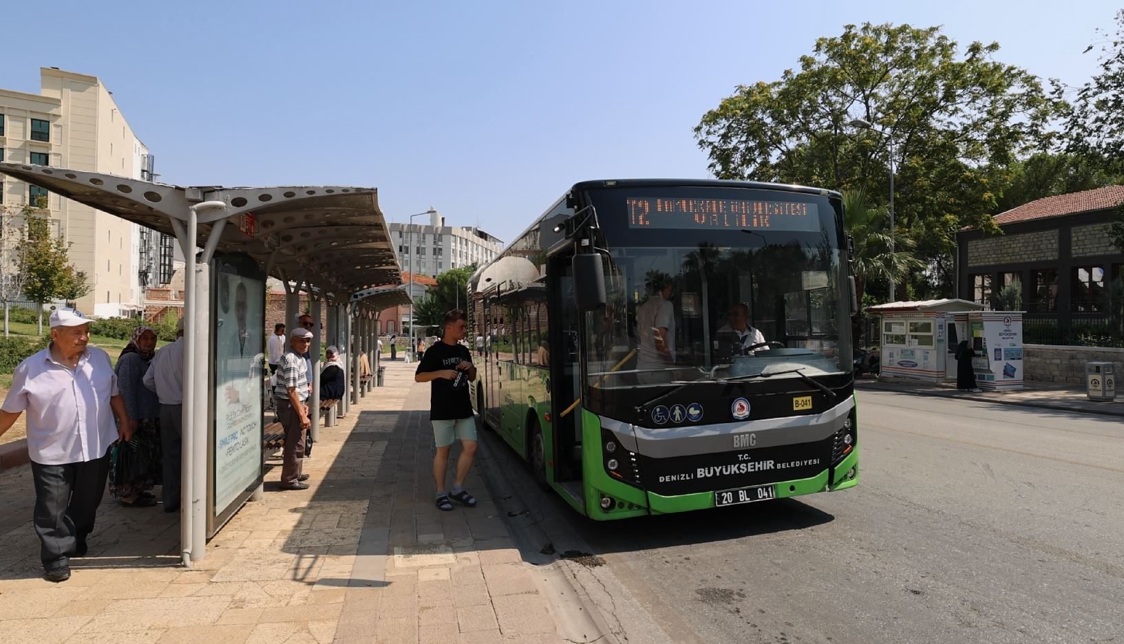 Denizli’de Otobüslerde T1, T2, T3 Hatları Hizmete Girdi… 