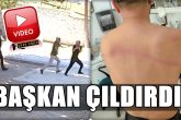 Öfkelenen Belediye Başkanı, Zabıtaların Üzerinde Değnek Kırdı...