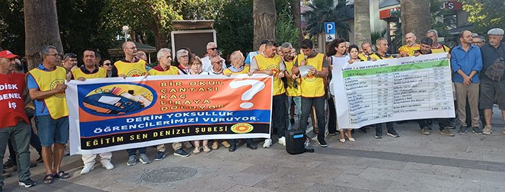 Denizli Eğitim Sen, Cep Yakan Eğitim Giderlerini Tek Tek Ortaya Döktü...