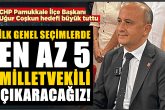 CHP Pamukkale İlçe Başkanı Coşkun, Hedefini Büyük Tuttu...