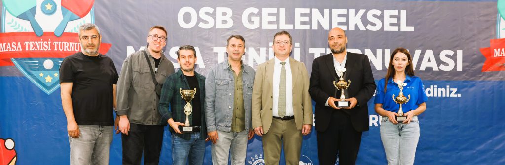 Denizli OSB'nin Masa Tenisi Şampiyonları Belli Oldu...