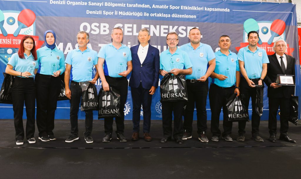 Denizli OSB'nin Masa Tenisi Şampiyonları Belli Oldu...