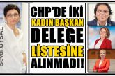 Denizli CHP'de Kadın Başkanlar OUT, Erkek Başkanlar İN...
