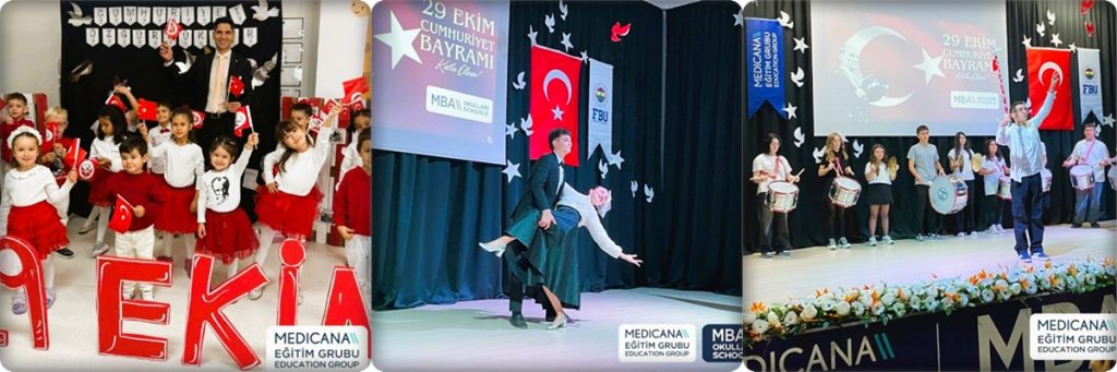 Denizli MBA Okulları Kampüsünde Cumhuriyet Coşkusu…