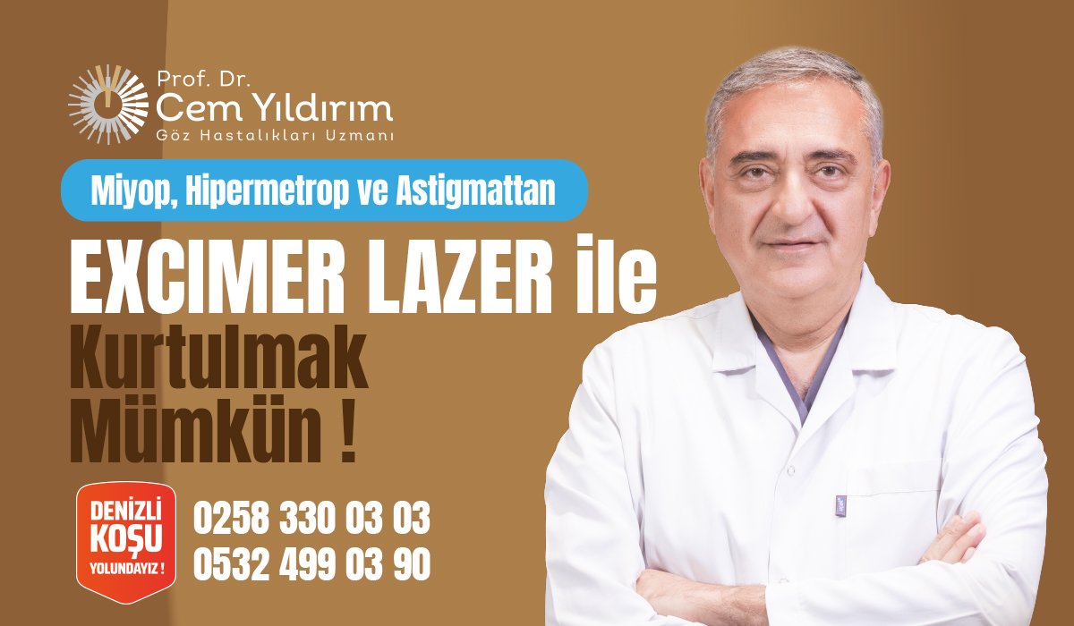 Prof. Dr. Cem Yıldırım, Excimer Lazer Cerrahisini Anlattı…