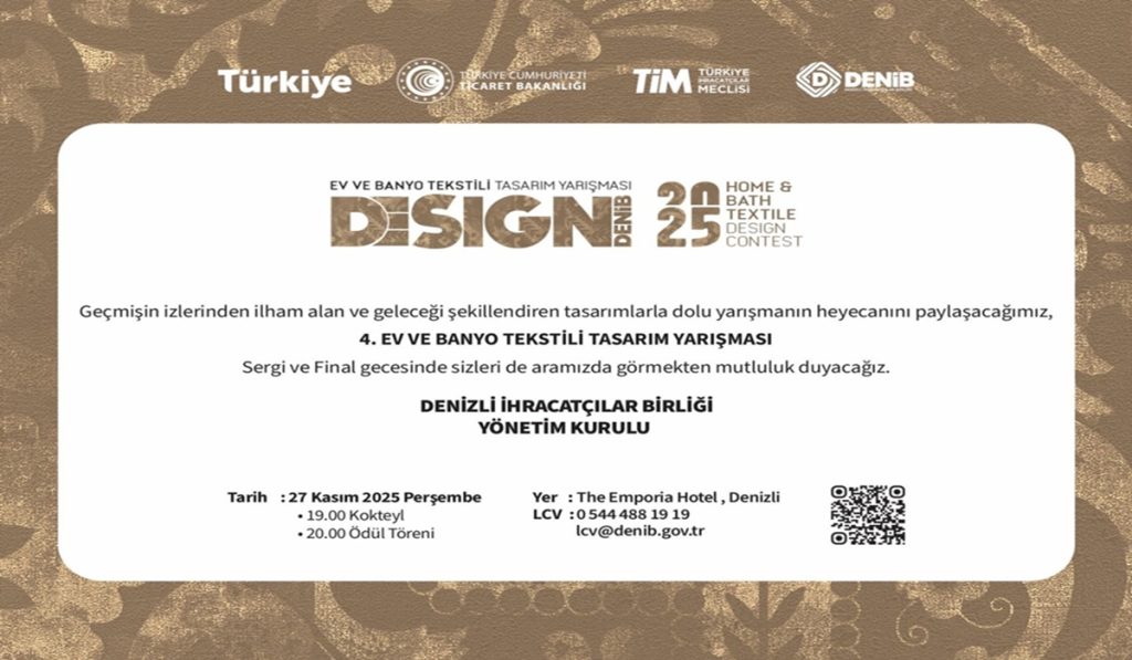DENİB’den Design & Textile Contest 25 Tasarım Yarışması İçin Geri Sayım Başladı...