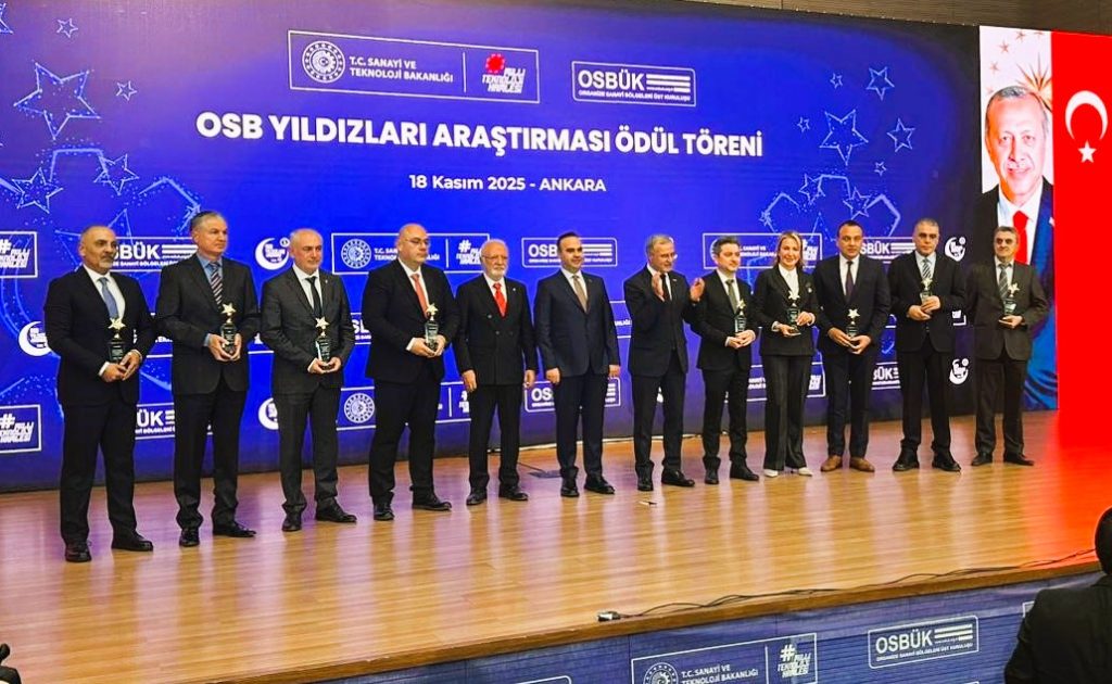 Denizli OSB, OSB’nin Yıldızlarında Ödüllendirildi...