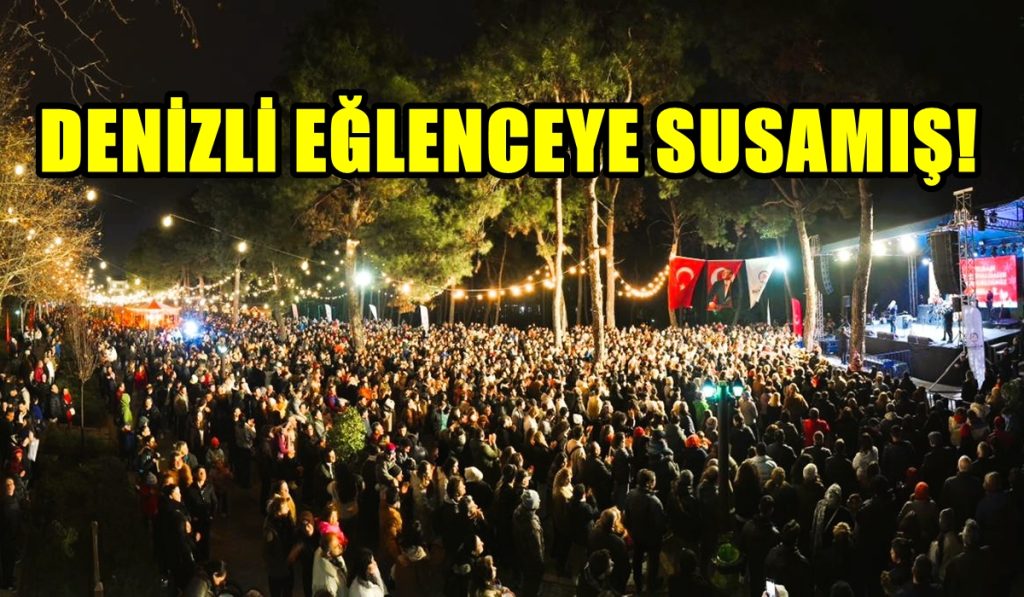 Denizli Büyükşehir Tarafından Organize Edilen Yılbaşı Festivali Büyük İlgi Gördü...