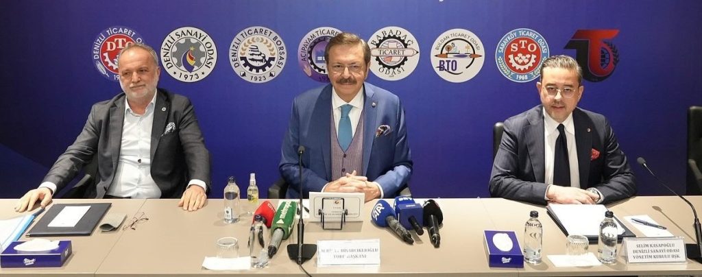 Denizli Sanayi Odası, TOBB Başkanı Hisarcıklıoğlu'nu Ağırladı...