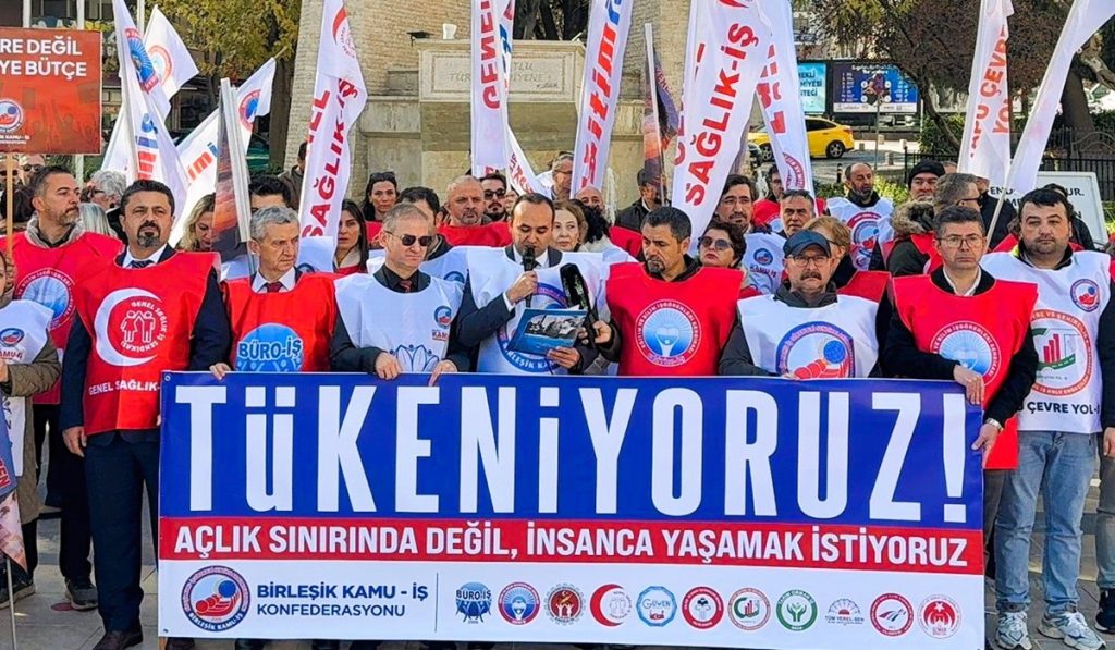 Denizli'de Meydanlara Çıkan Kamu Emekçilerinin Ortak Çığlığı: Tükeniyoruz...
