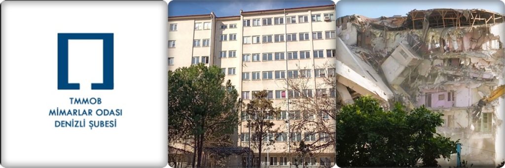 Denizli Mimarlar Odası'ndan, Yıkılan Milli Eğitim Binasıyla İlgili Net Çağrı...