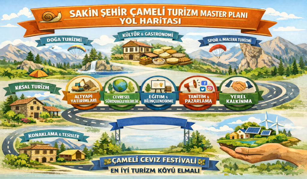 Sakin Şehir Çameli Turizm Master Planı Yol Haritası Yayınlandı...