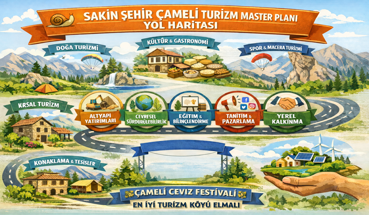 Sakin Şehir Çameli Turizm Master Planı Yol Haritası Yayınlandı…