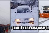Denizli-Çameli'de Kar Kalınlığı 25 Santimetreyi Buldu...