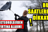 Denizli İçin Kuvvetli Fırtına Uyarısı Yapıldı...