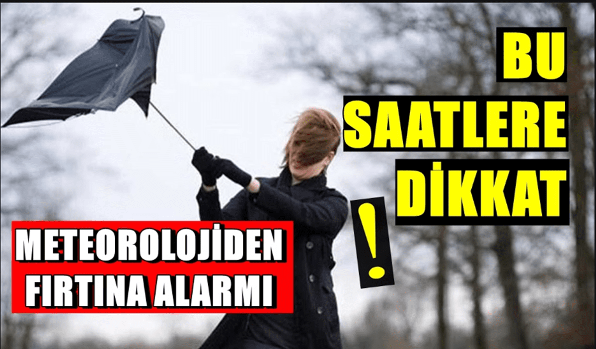 Denizli İçin Kuvvetli Fırtına Uyarısı Yapıldı…