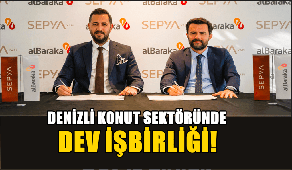 Denizli Konut Sektörünün İlk ve Tek Banka Garantörlü Projesi İçin İmzalar Atıldı...