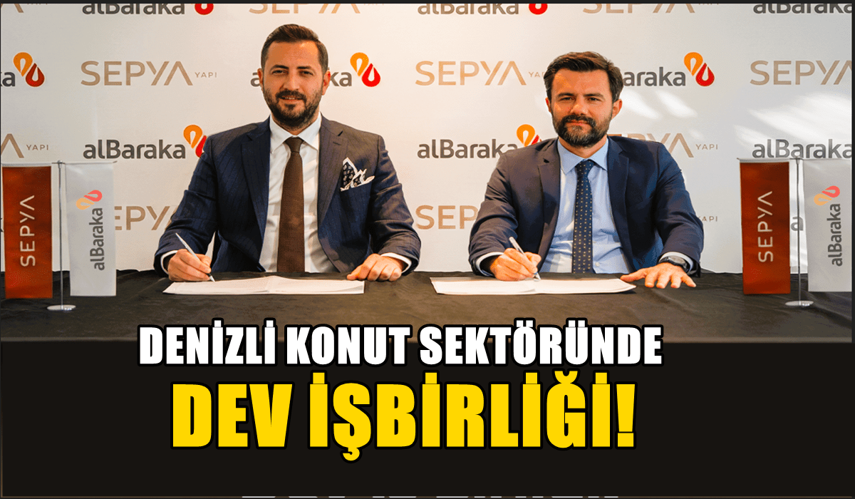 Denizli Konut Sektörünün İlk ve Tek Banka Garantörlü Projesi İçin İmzalar Atıldı…