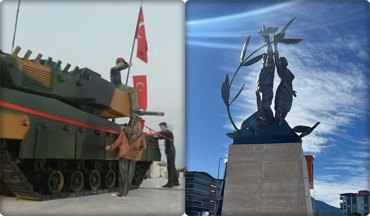 Denizli Merkezefendi’deki Tankın Yerini Demokrasi Anıtı Alıyor…
