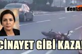 Denizli'de Otomobilin Arkadan Çarptığı Motosikletli Genç Kadın Yaşamını Yitirdi...