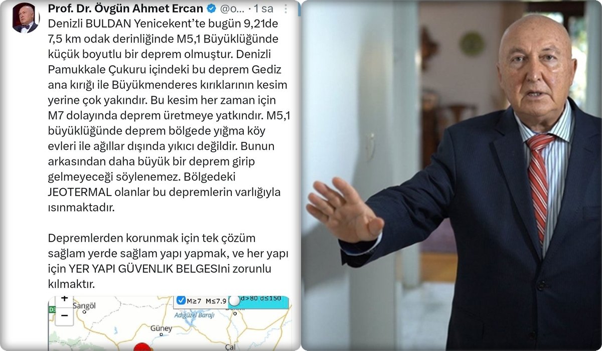 Prof. Dr. Ercan Denizli Depremi İçin Konuştu…