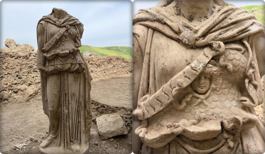 Denizli Laodikeia Kazılarında Athena Heykeline Ulaşıldı...