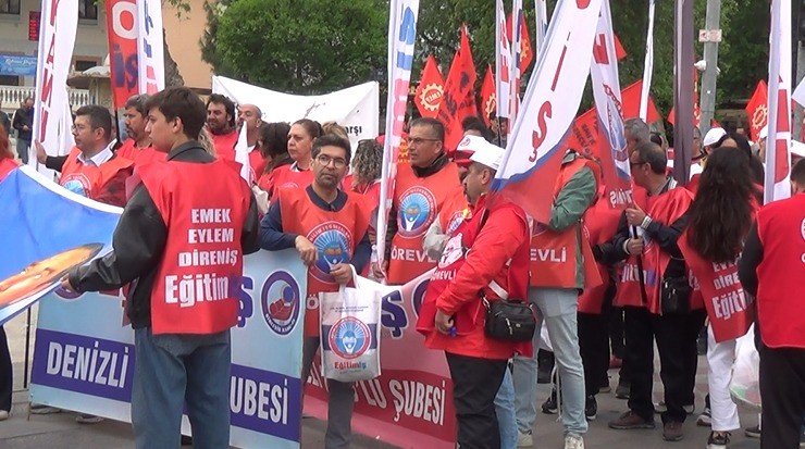 1 Mayıs, Denizli'de de Yoğun Katılımla Kutlandı...