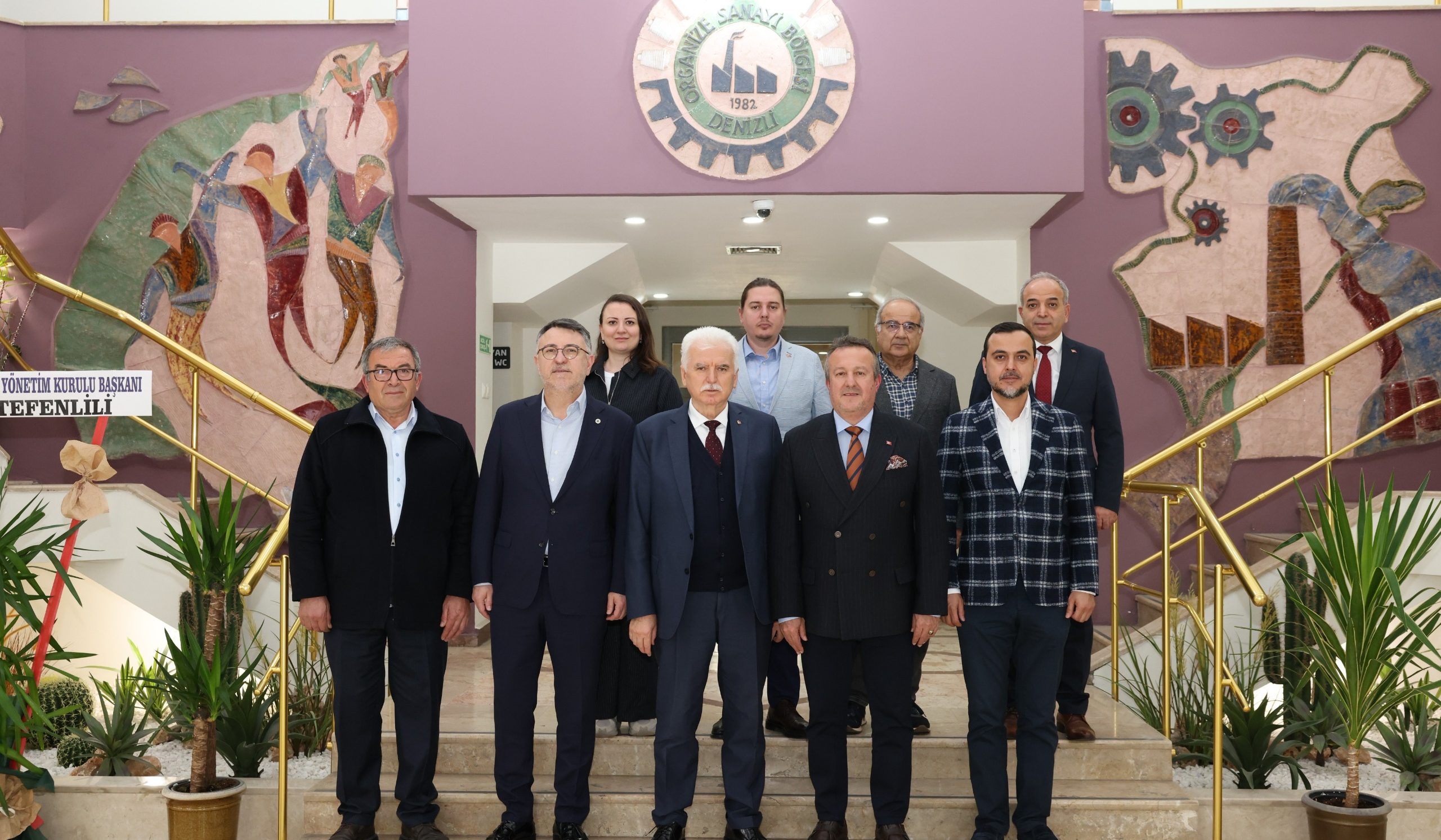 Denizli OSB’ye, Ticaret Borsası’ndan Tebrik Ziyareti…
