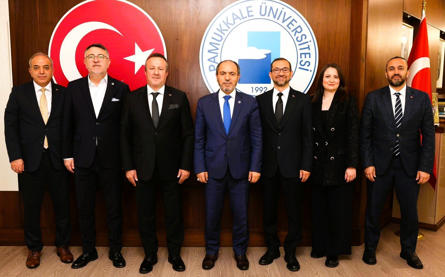 Denizli OSB Yönetimi, PAÜ Rektörü Güngör’ü Makamında Ziyaret Etti…