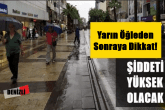 Denizli İçin Meteoroloji'den Kuvvetli Yağış ve Fırtına Uyarısı Yapıldı...