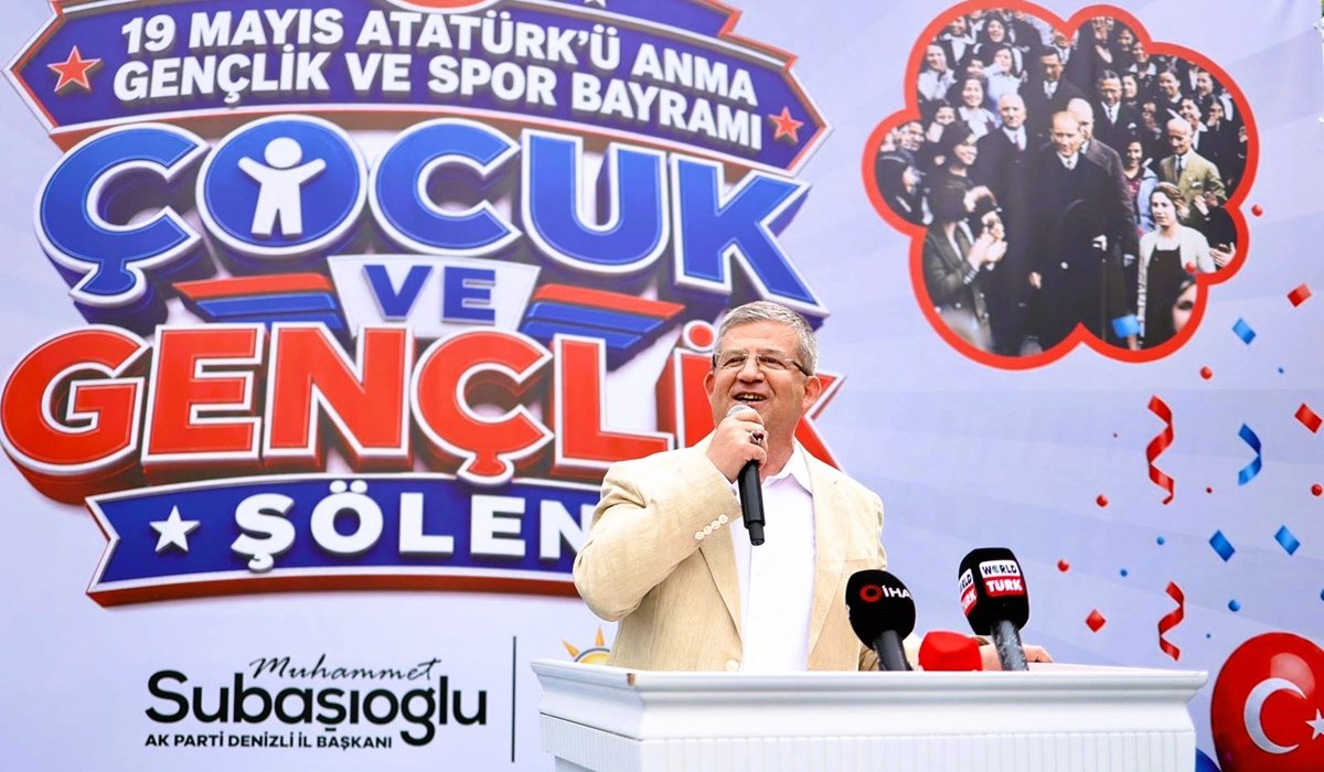 Denizli’de AK Parti,19 Mayıs’ı Şölen Havasında Coşkuyla Kutladı…