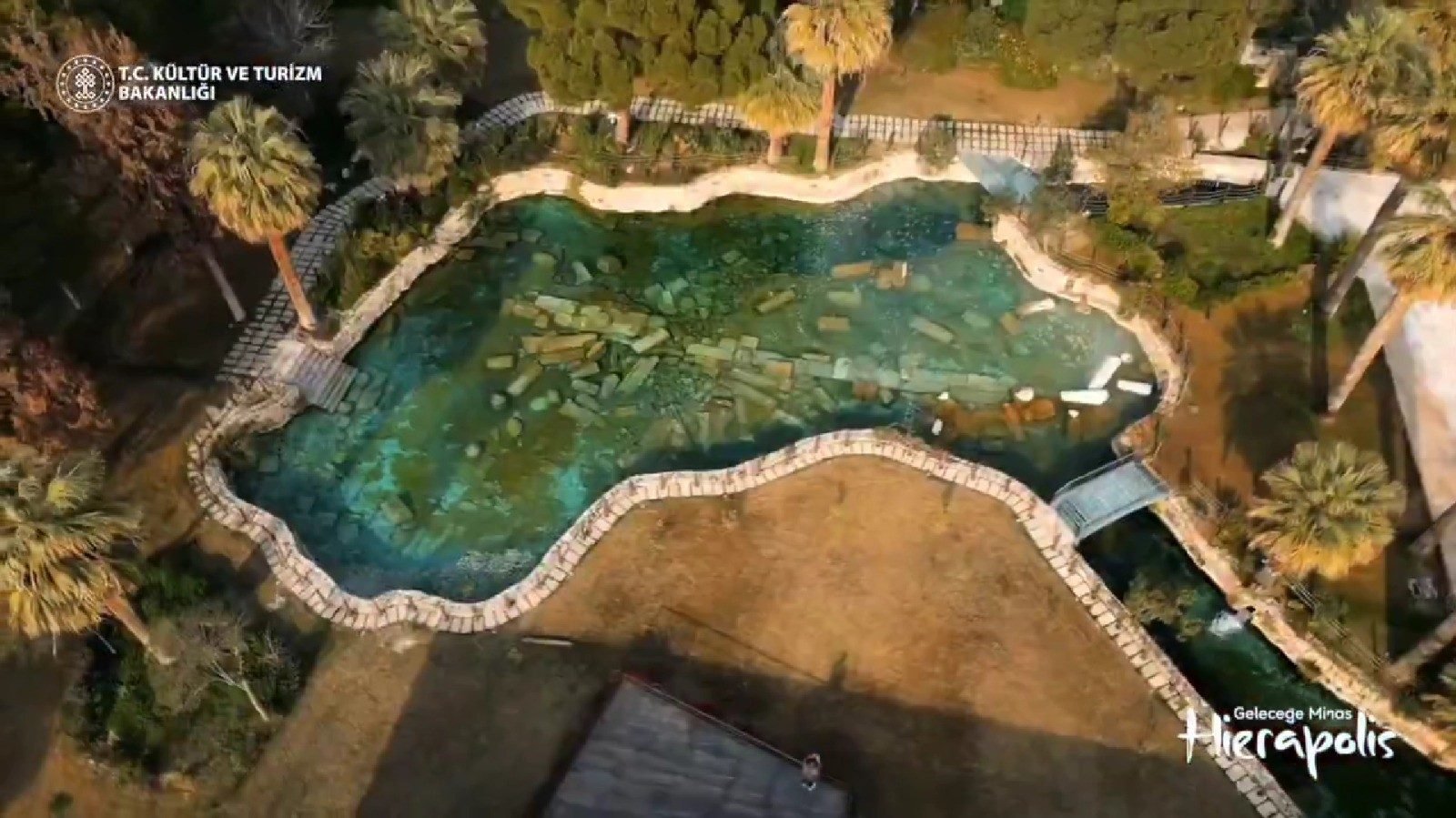 Pamukkale Antik Havuz’un İnşaatı Nihayet Tamamlandı…