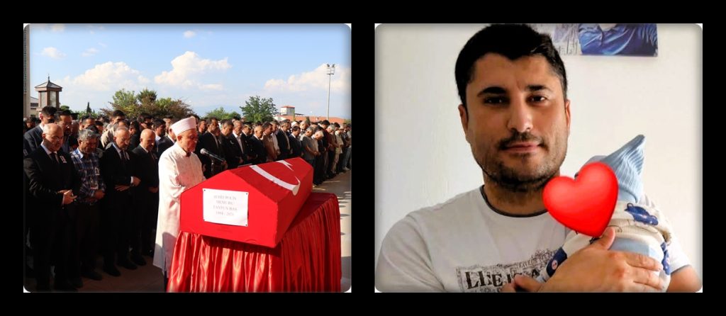17 Gün Önce İkinci Çocuğunu Kucağına Alan Şehit Polis, Dualar Eşliğinde Toprağa Verildi...