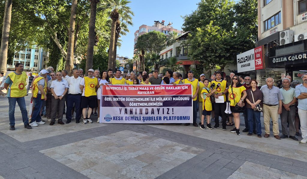 Denizli'de Öğretmenler Sesini Yükseltti: Barikat Değil, Çözüm İstiyoruz!