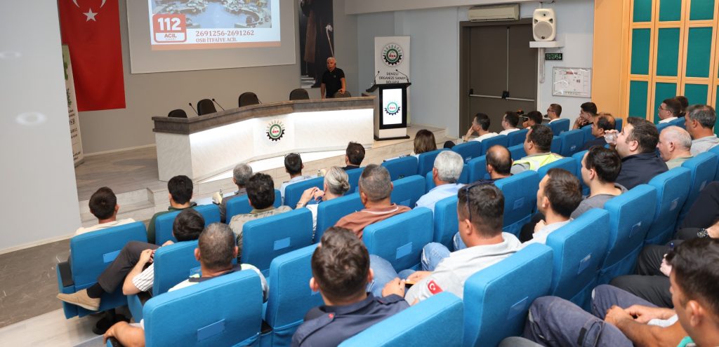 Denizli OSB'de Afet Farkındalık Eğitimi Verildi...