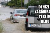 Denizli'deki Sağanak Sele Dönüştü, Denizli-İzmir Yolunu Kapattı...