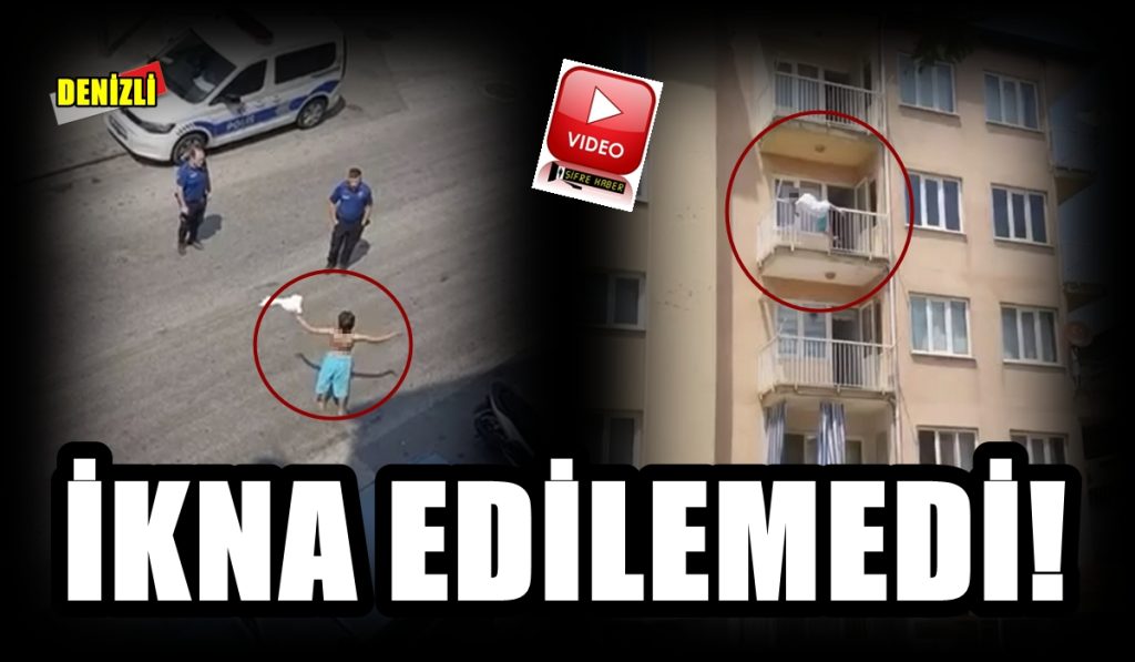 Denizli'de Yarı Çıplak Sokağa Çıkan Kadın Herkesi Üzüntüye Boğdu...