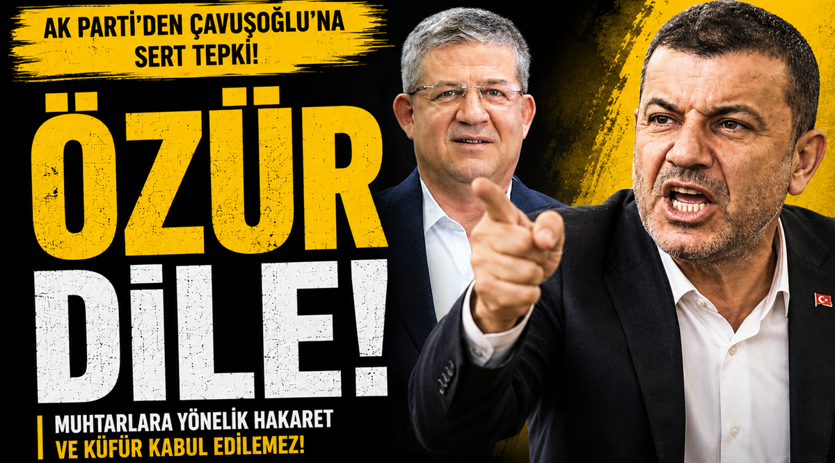 AK Parti Denizli İl Başkanı Subaşıoğlu’ndan Çavuşoğlu’na Sert Tepki